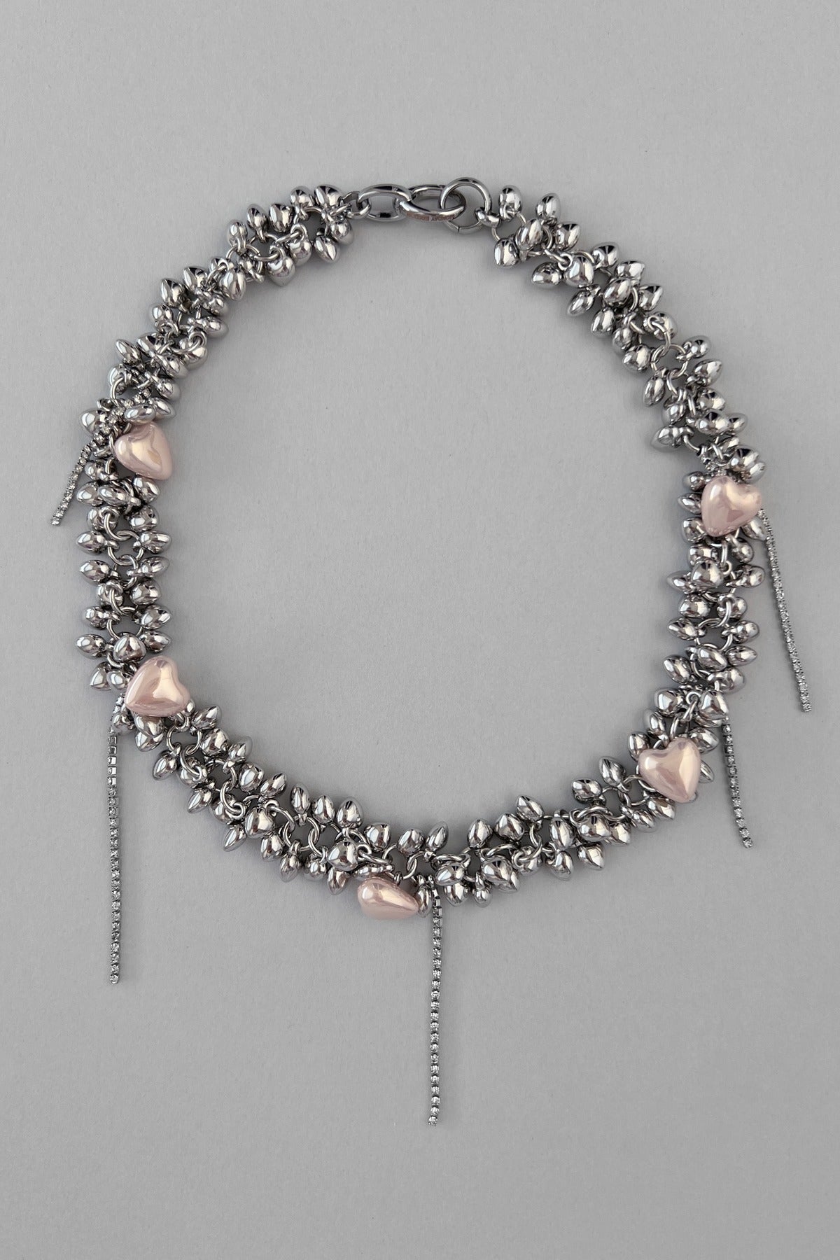 Moonstruck Pink Hearts Necklace【MWNL250101】
