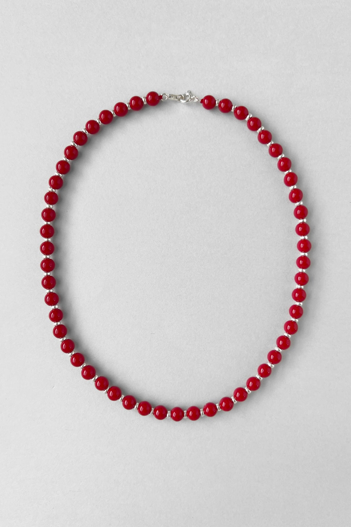 Red Berry 6mm Necklace【MWNL250507】
