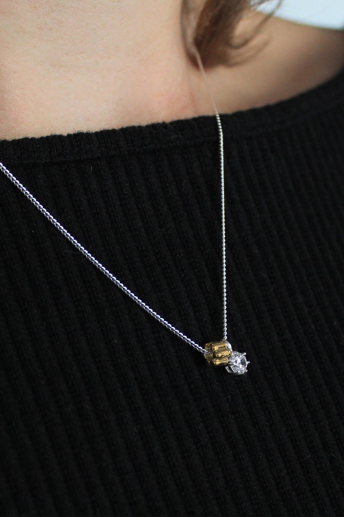 Canelé Clair Necklace (Gold)【MWNL251002】