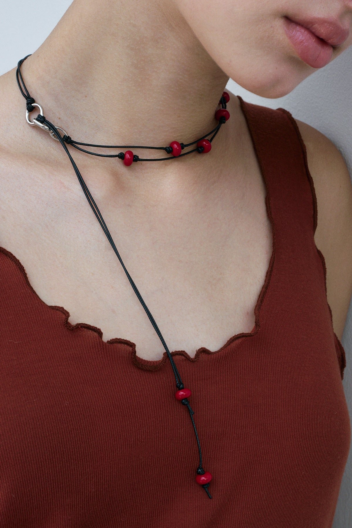 Dot Orbit String Necklace【MWNL250516】