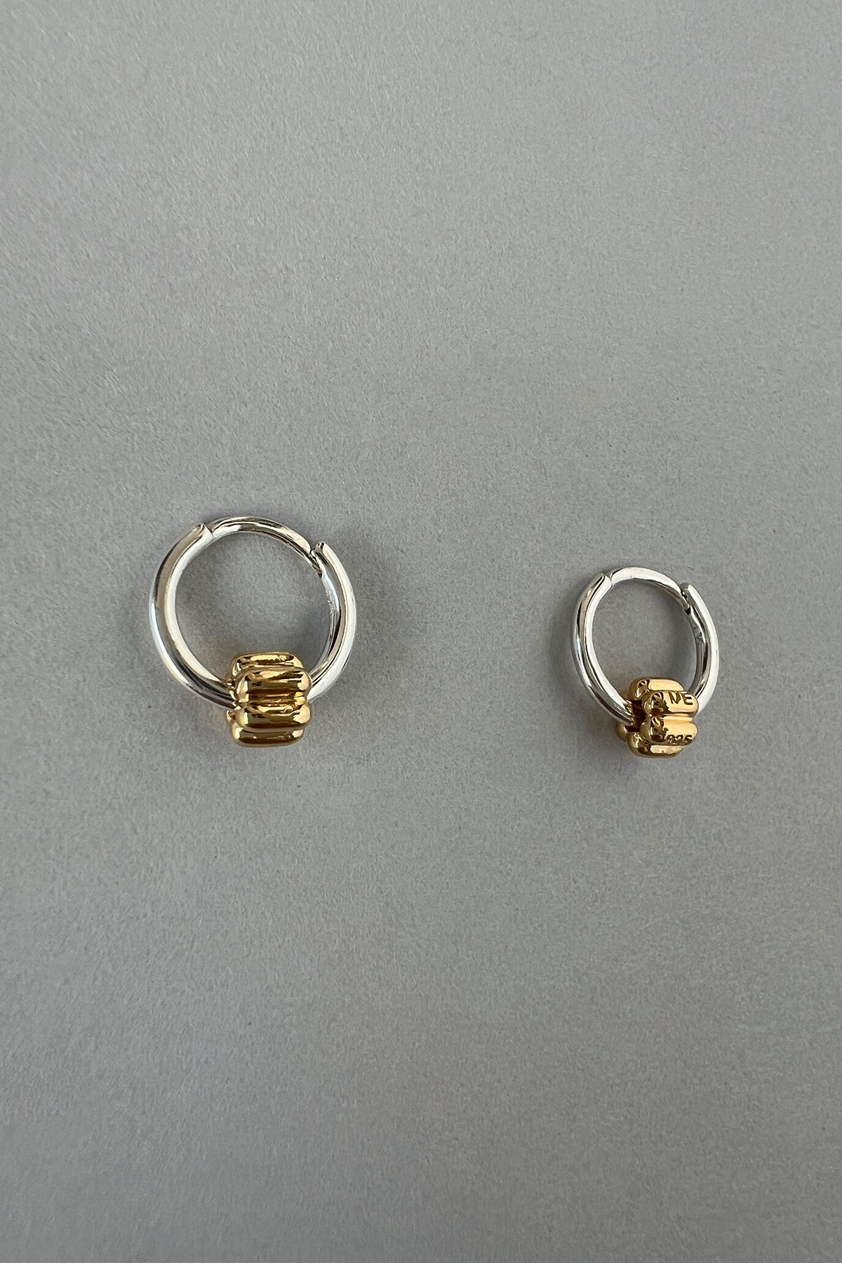Canelé Hoop Earrings (Gold) 【MWER251001】