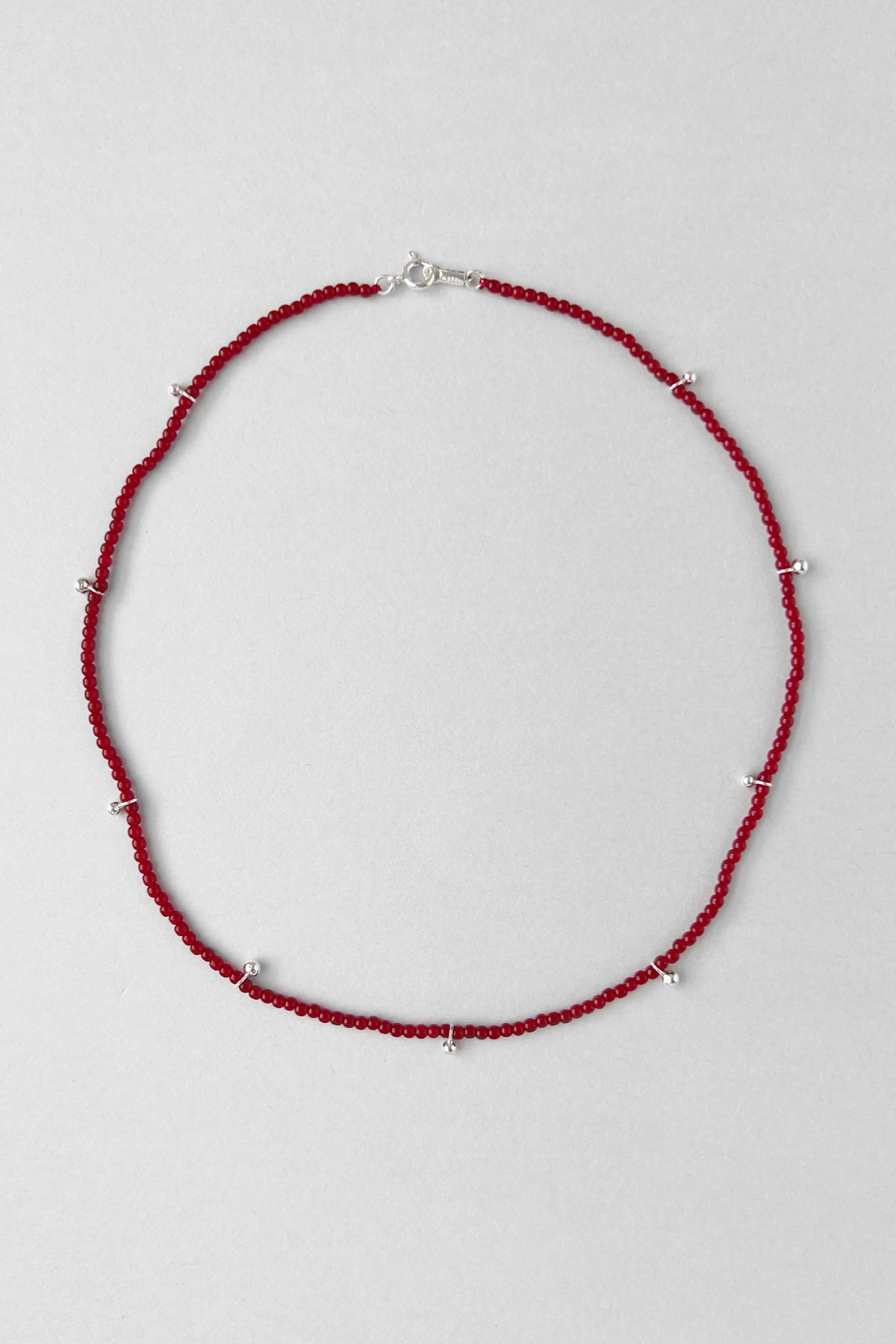 Dot Dot Silver Ball Necklace【MWNL250511】