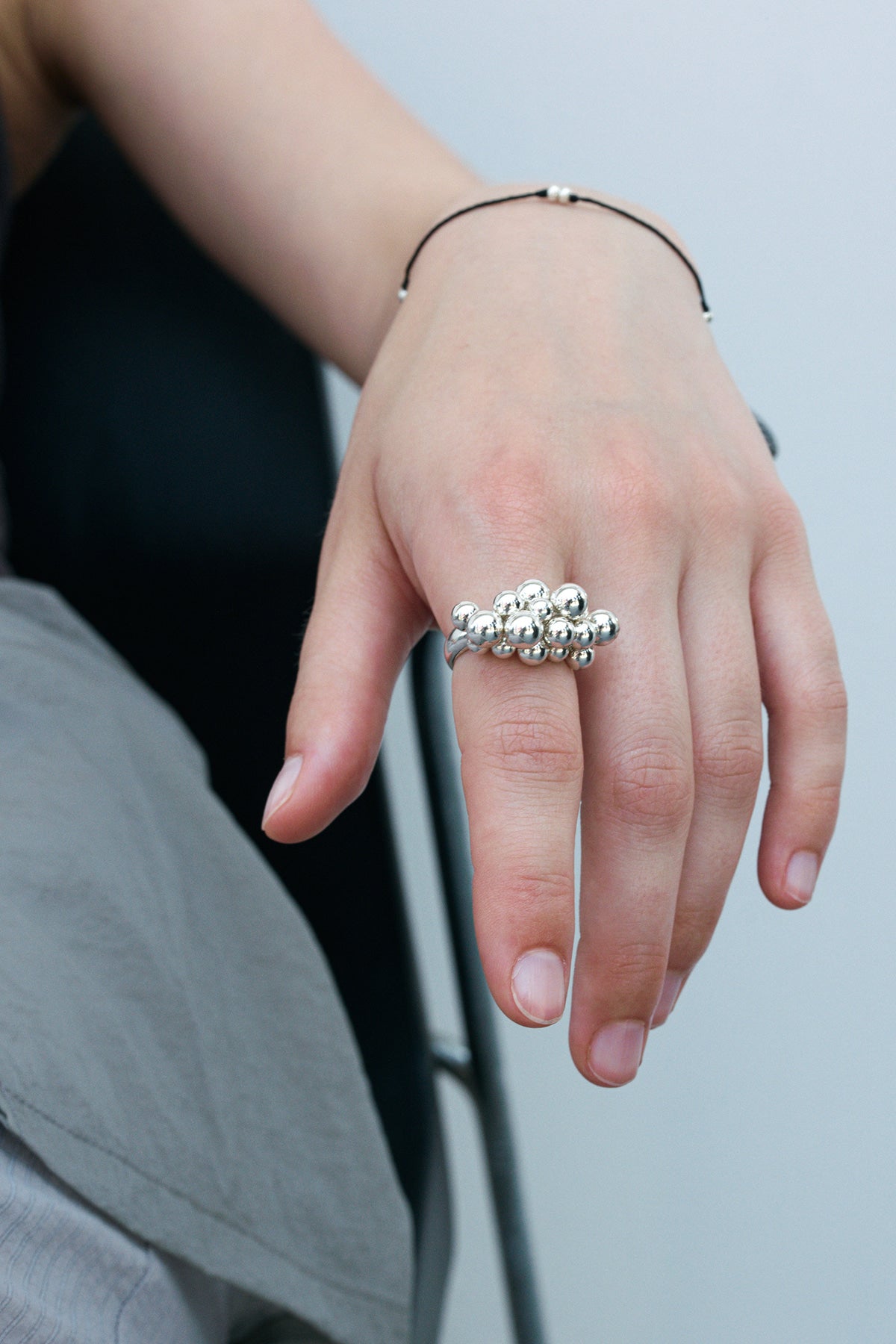 Silver Bubble Ring 【MWRG250501】