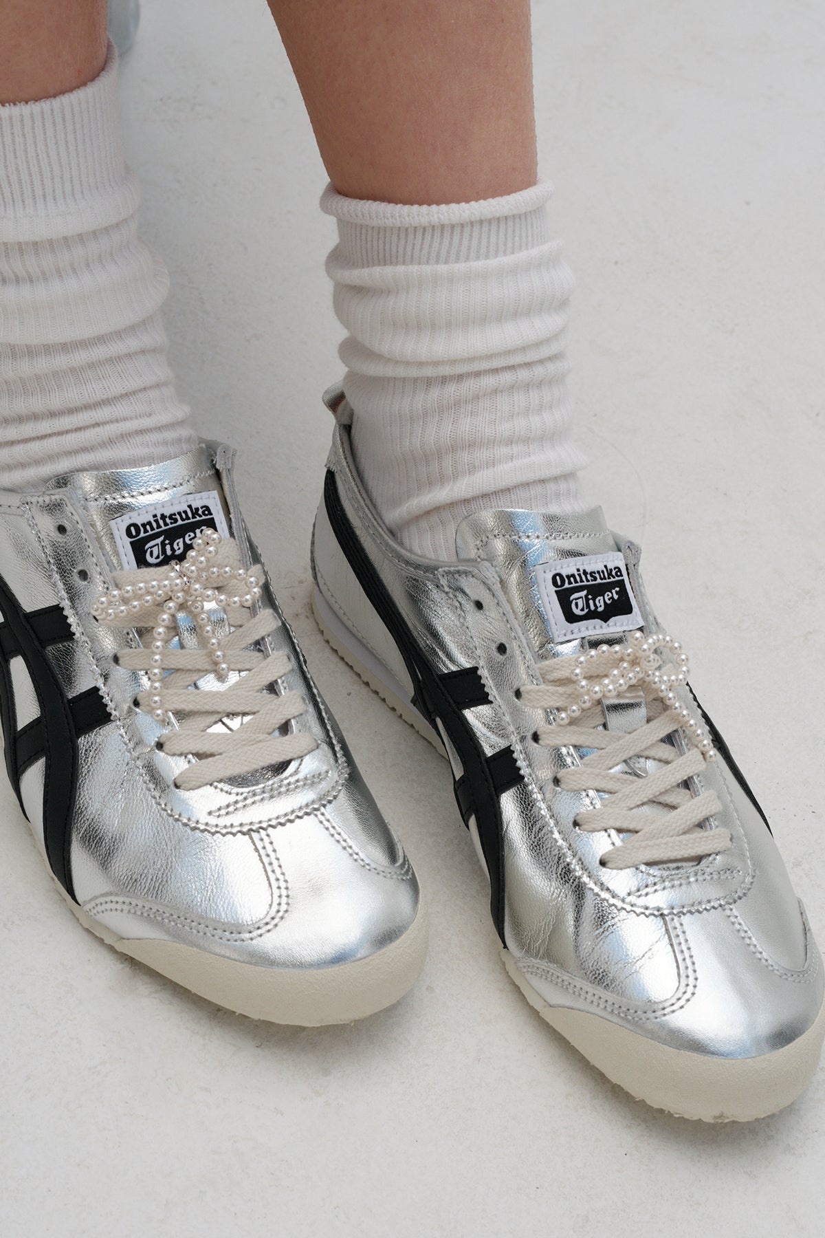 Petite Pearl Tassel Shoelace Charms(set)【MWET240202】