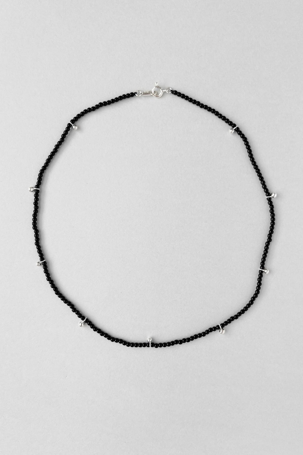 Dot Dot Silver Ball Necklace【MWNL250511】