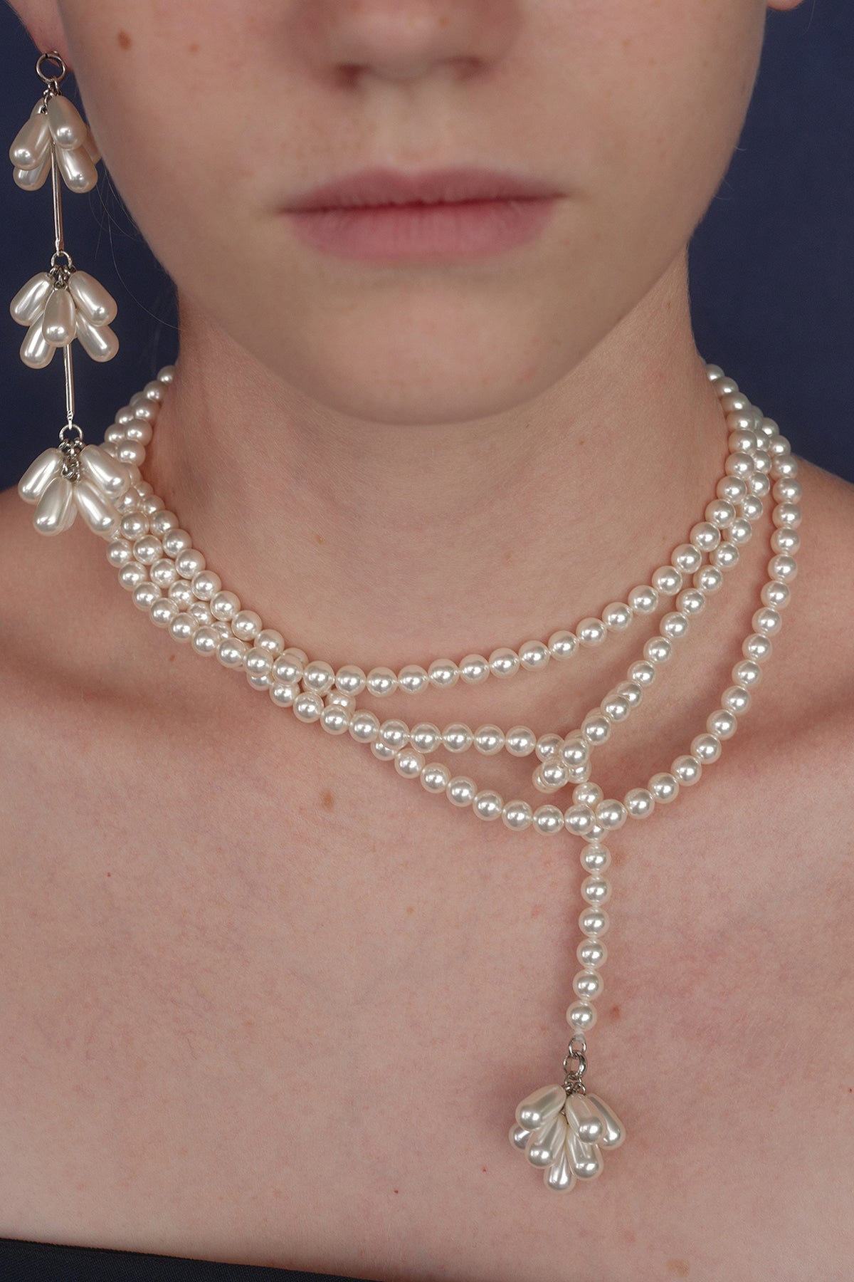 Pearl Flower Two-way Necklace【MWNL240601】
