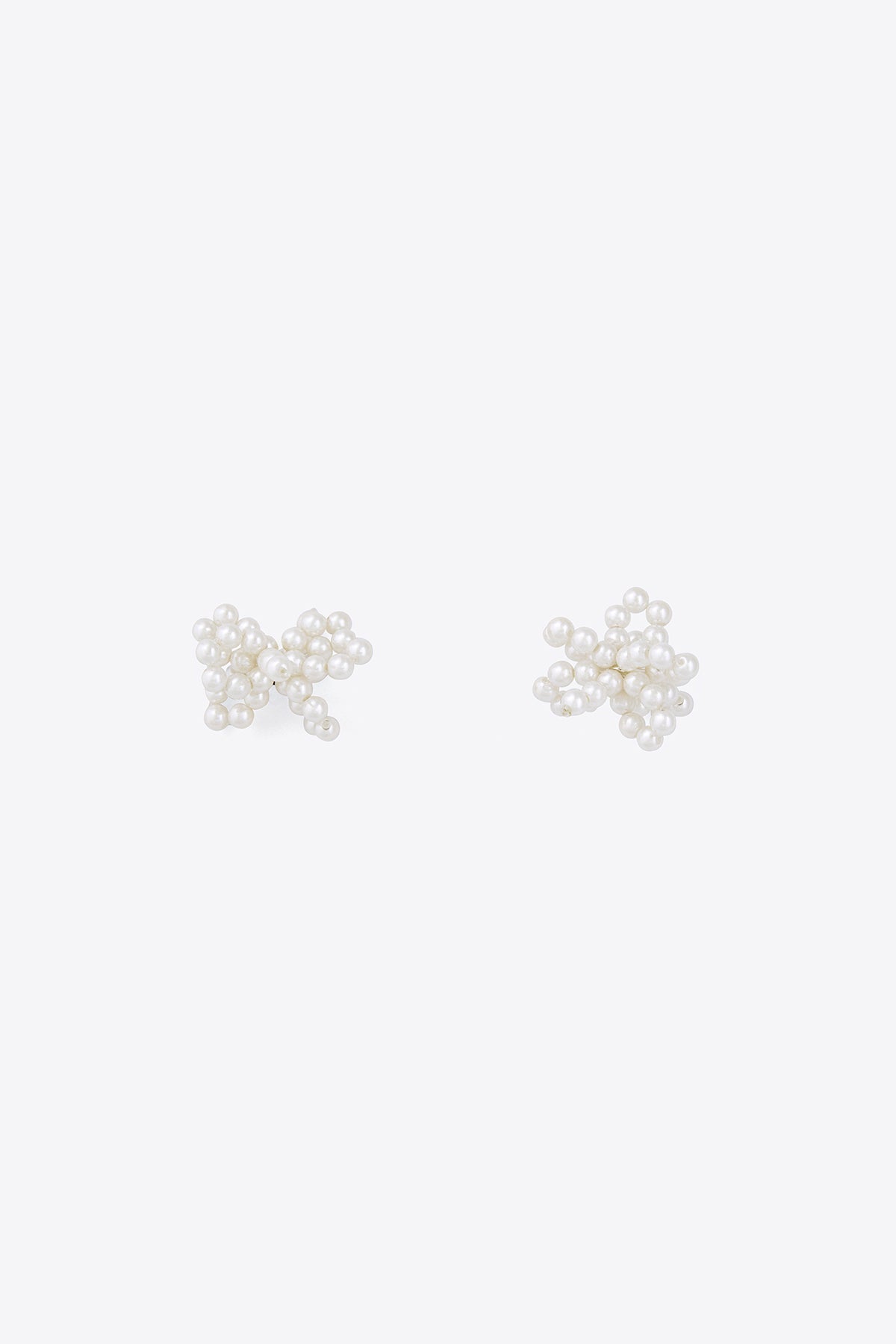 Pearl Pull Bow Earrings【MWER230602】