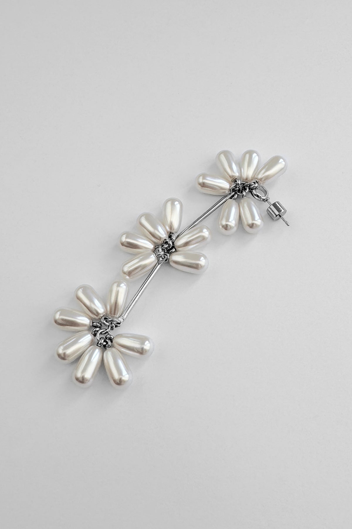 Blooming Pearl Flower Single Earring【MWER240606】