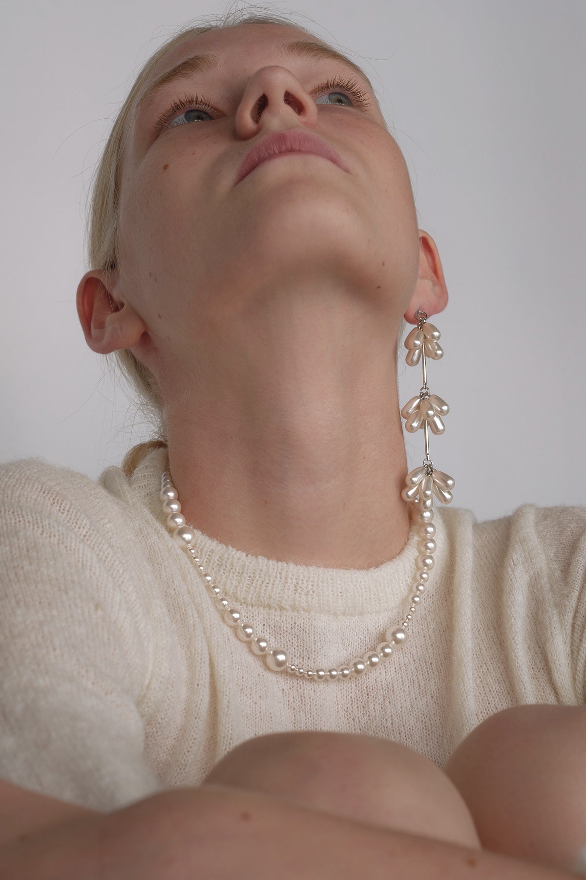 Blooming Pearl Flower Single Earring【MWER240606】