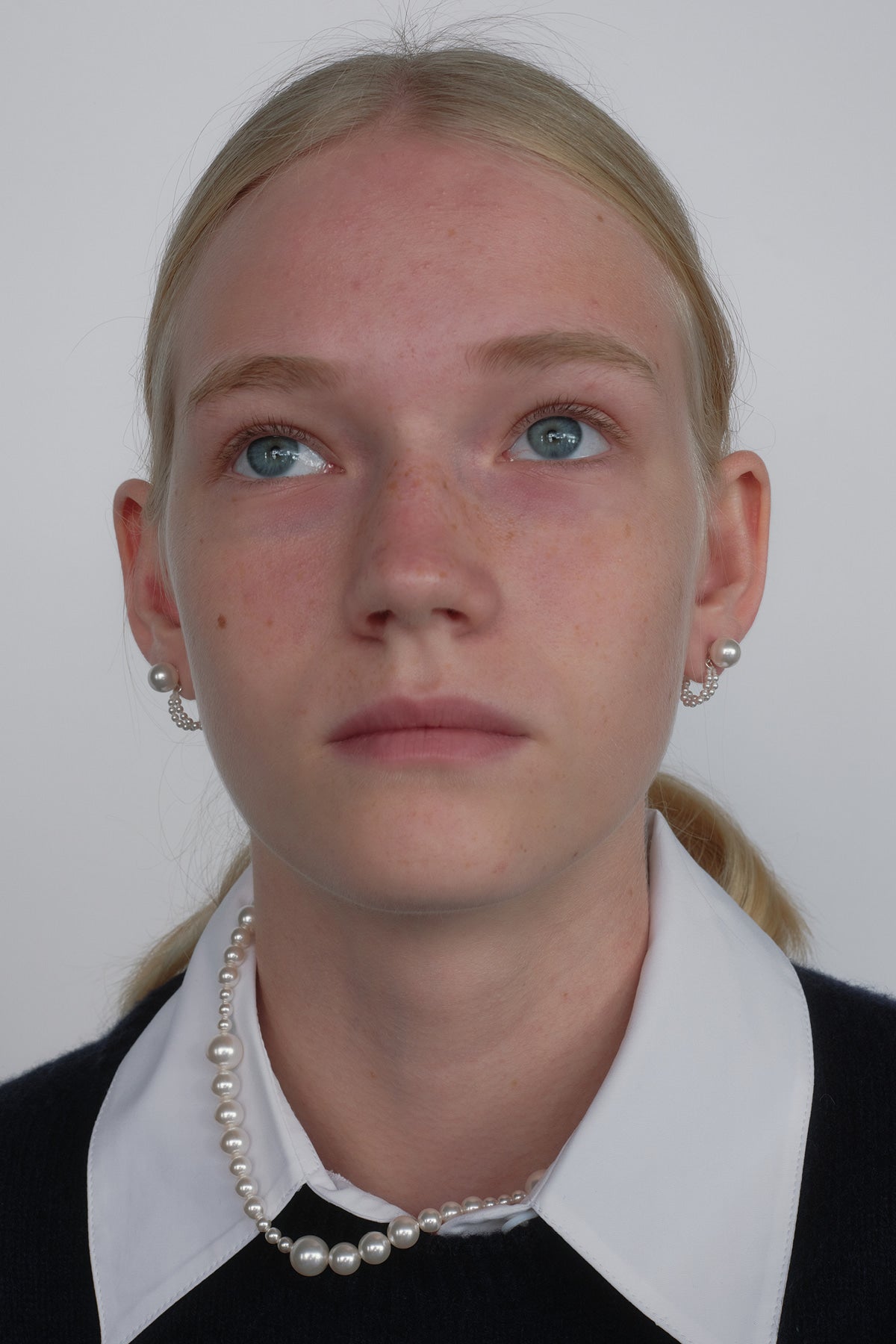 Moonlit Loops Pearl Earrings【MWER240607】