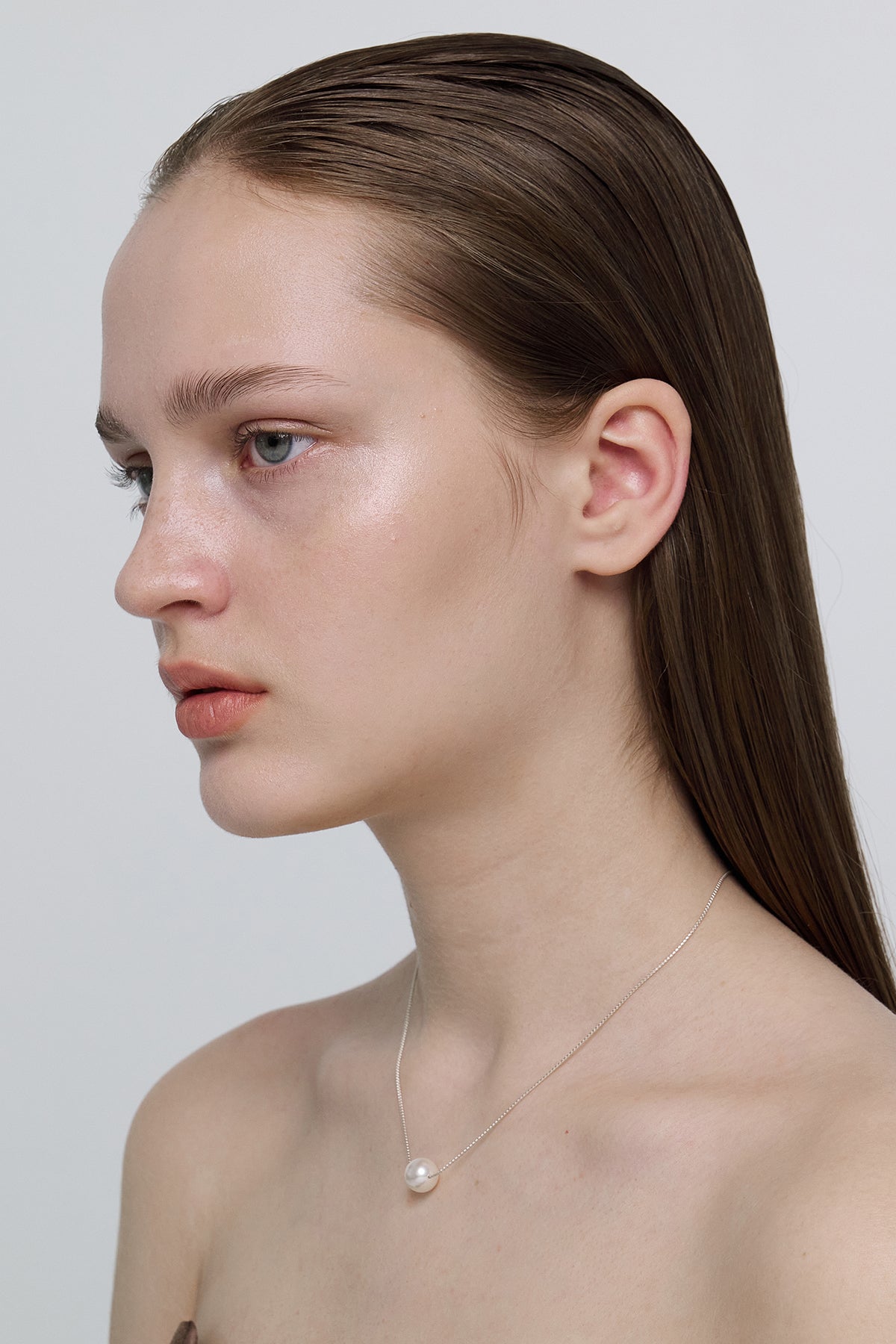 Moon Pearl Necklace【MWNL230201】