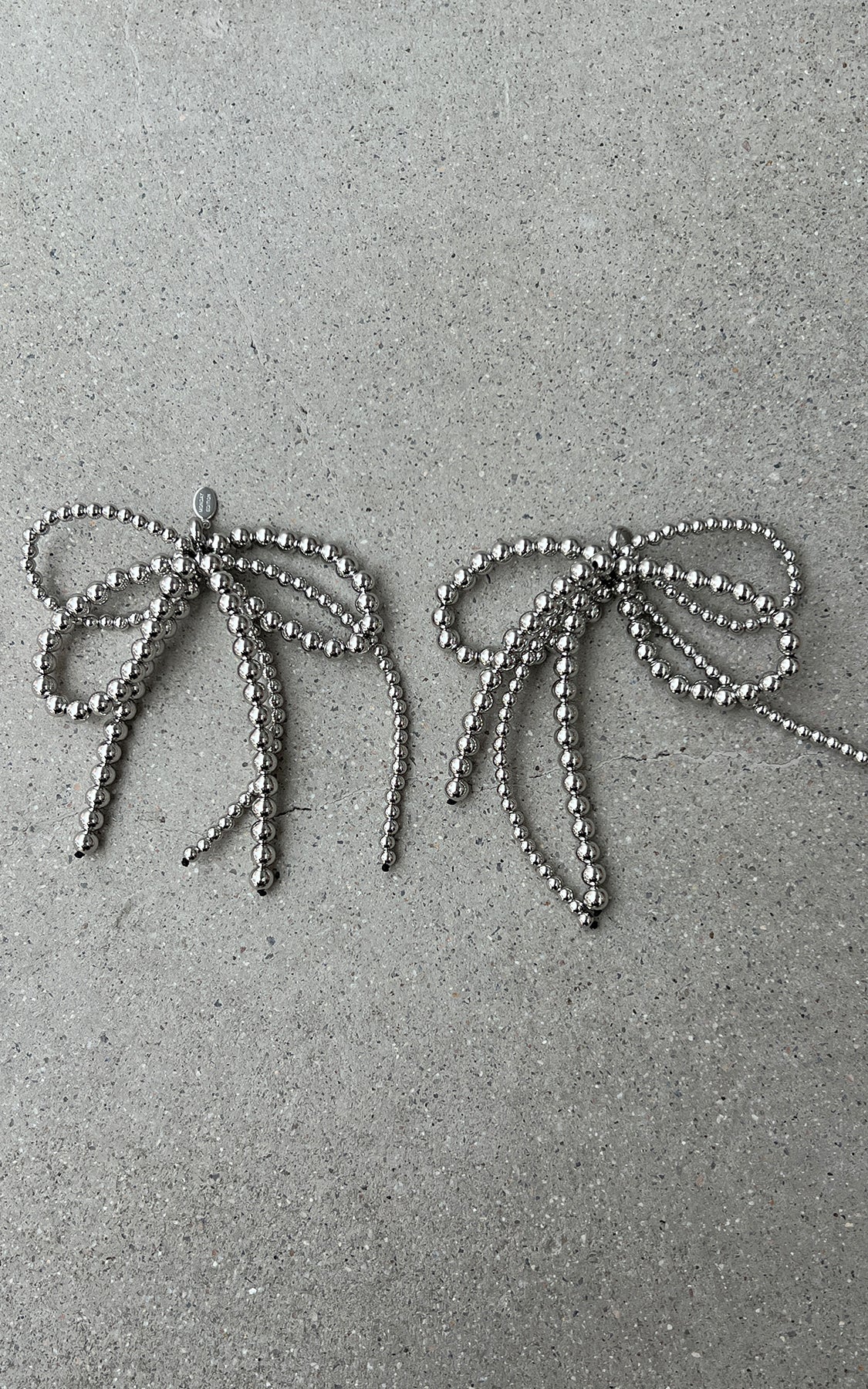 Silver Tassel Shoelace Charms(SET)【MWET240401】