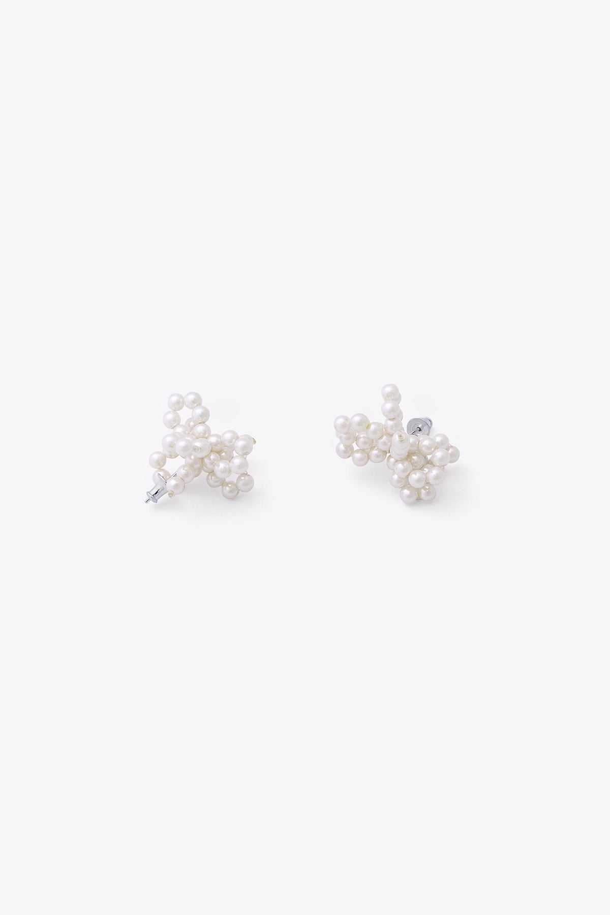 Pearl Pull Bow Earrings【MWER230602】