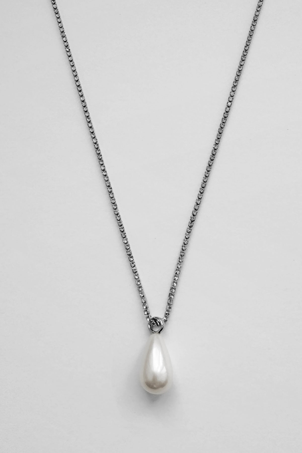 Teardrop Pearl Pendant Necklace【MWNL240604】