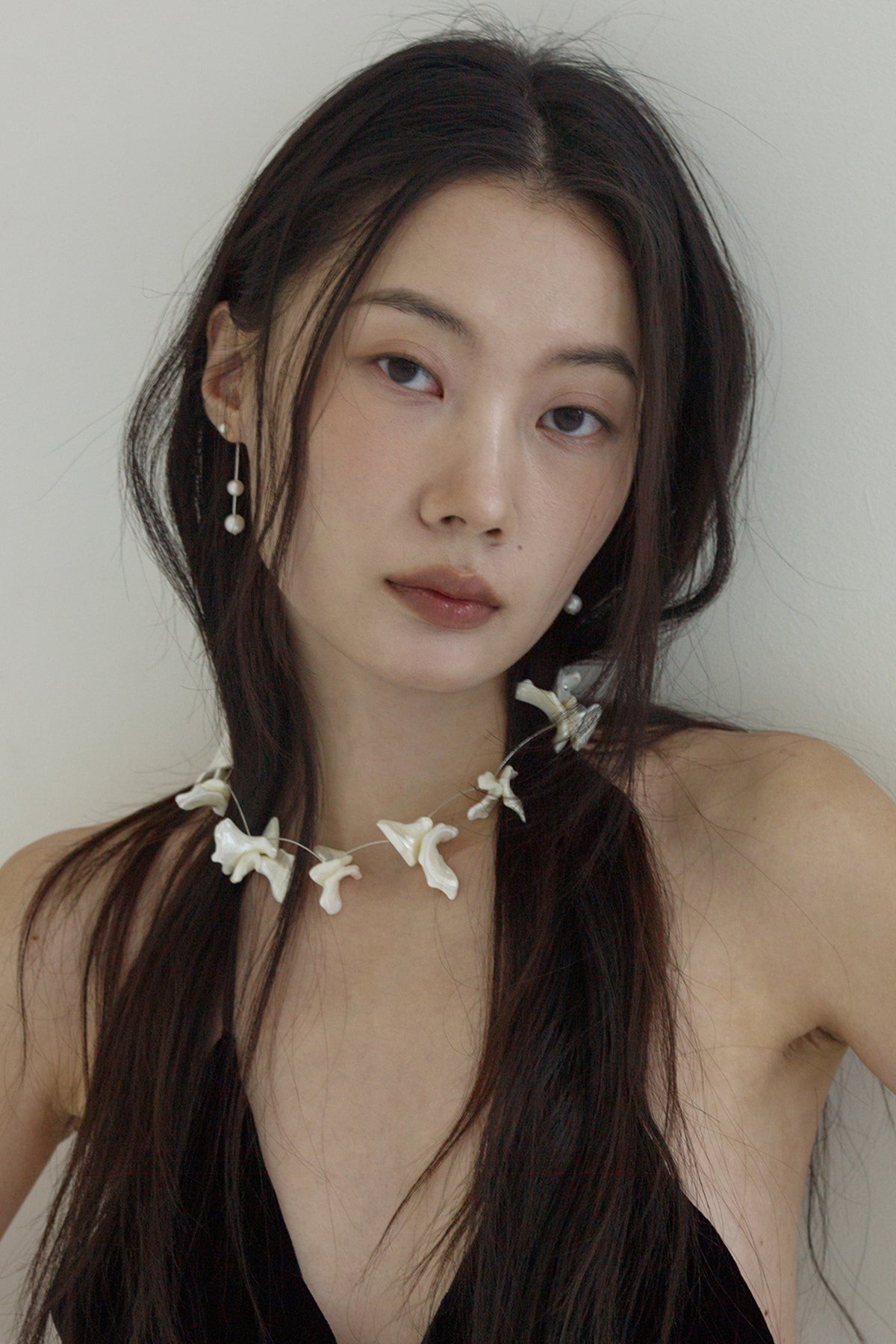 [MJxME] Lilium Line Necklace【MWNL250204】