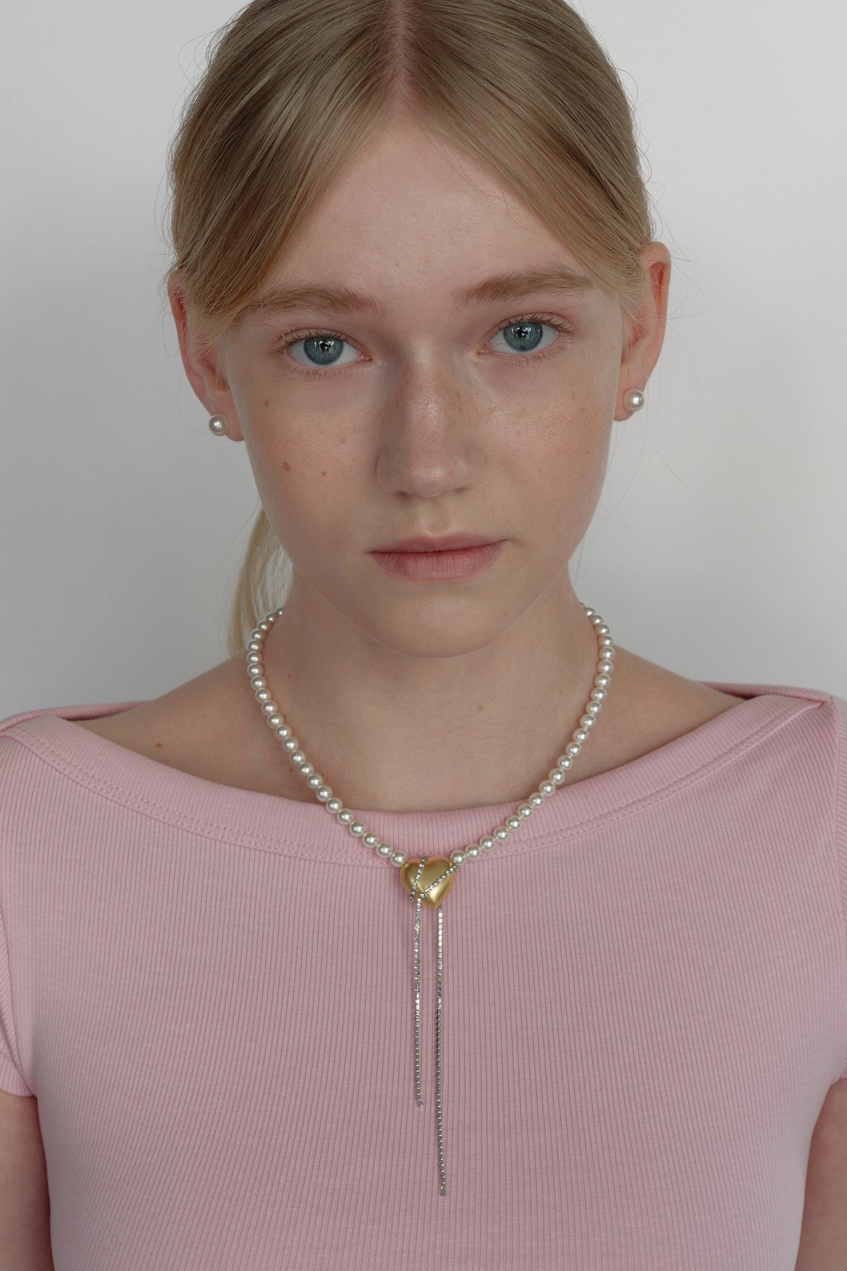 Moonlit Heartstrings Pearl Necklace【MWNL250105】