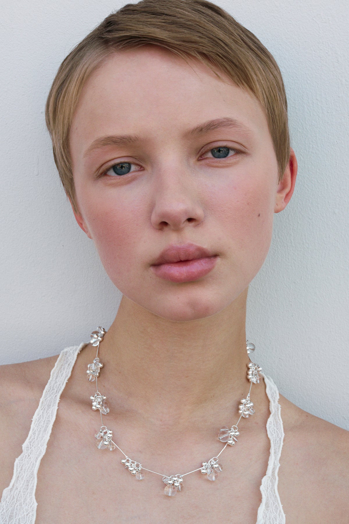 Silver Bubble Necklace【MWNL250501】